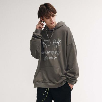 China Men's Long Sleeve Loose Anti-pilling Hoodies Unisex Letter Printing Viable Breathable Hoodies for sale