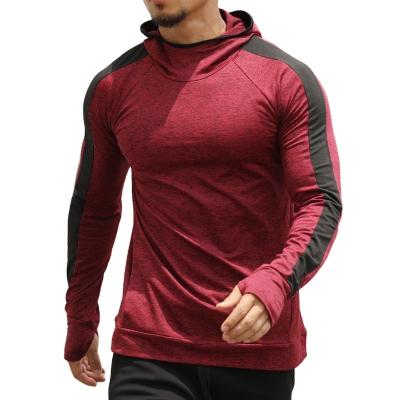 China Long-sleeved hooded hoodies sports sweater fitness clothing pullover running training quick-drying anti-pilling sports jacket men for sale