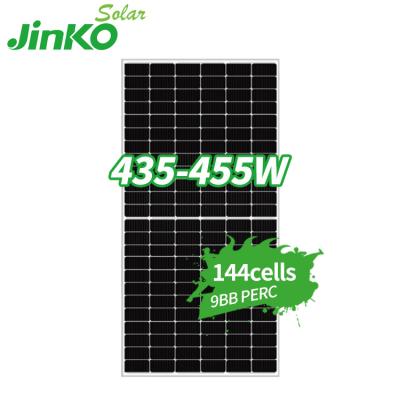 China Jinko Free Shipping 400w 54HL4-B 395-415 Mono Solar Panel 440W 450W 455Watt 48v Mono Solar Panel 166mmx166mm for sale