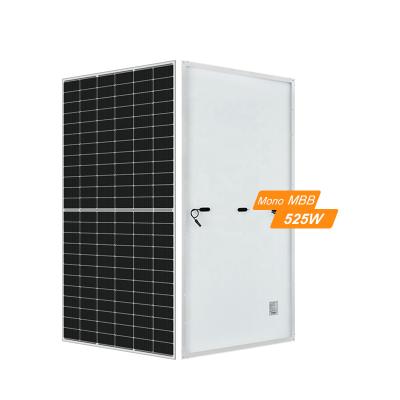 China Longi Mono Bifacial Solar Panels A Grade 530W 535W 540W 545W 550W 182mmx182mm Solar Module for sale