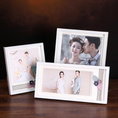 China High Quality Eco-friendly Sublimation Wedding Picture Frame 8x10 Glass Photo Frame Birthday for sale