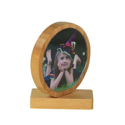 China Envrioment Friendly China Made Photo Crafts Bamboo Magnet Picture Frame for sale