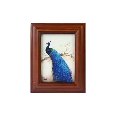 China High Quality Solid Wood Frame Photo Picture Frame Wholesale Solid Wood Backboard + Flannel On Table for sale