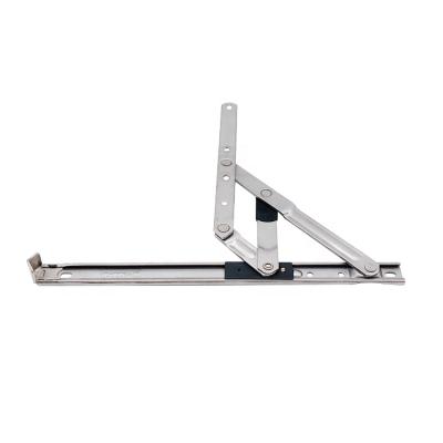 China Durable Flat 22 Groove 201/304 Stainless Steel Square Friction Window Hinge Open Stay For Window for sale