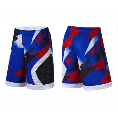 China High Quality QUICK DRY Summer Offset Printing Breathable Michael Men Short Striped Mens Basketball Shorts for sale