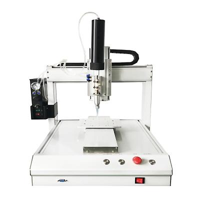 China 3 Axis Automated Tabletop Glue Machine Vacuum Glue Dispensing Dispensing Machine 490(l) x 528(w) x 679(h)mm for sale