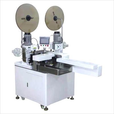 China LA-SP20 Fully Automatic Double Crimping Stripping Cut Ends Flat Cable Cutting Stripping Terminal Crimping Machine for sale