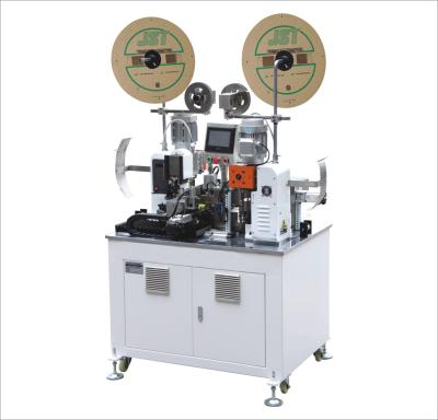 China LA-SP20 Fully Automatic Double Strip Crimping Cut Ends Flat Cable Terminal Crimping Machine for sale