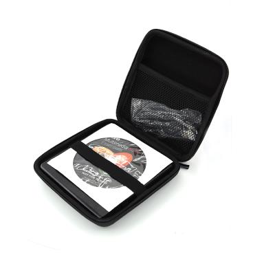 China Hot Sale Waterproof Shockproof Dustproof Square DVD Storage Case With Sleeves Printing Mount Portable CD Bag Eva CD Travel Carry Filter for sale