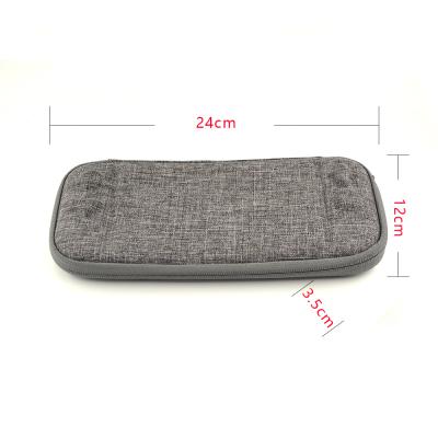 China Super Lightweight Custom Game Case Durable Fabric Gray Color Switch Bag Snowy Switch Carrying Case for sale