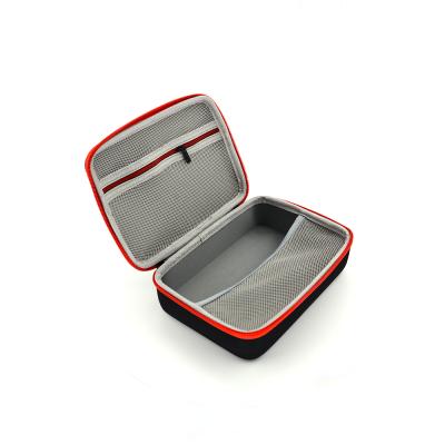 China Functional Red Zipper Electronic Case Carrying Case Black 1680D 600D Oxford Cloth Durable Tool Zipper Case for sale