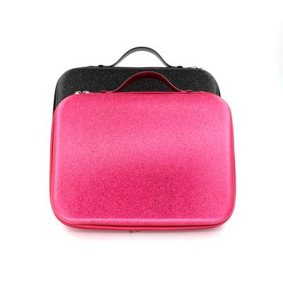 China Lady Newly Hot Professional Makeup Case Cosmetic Bag Cosmetic Storage Organizer Pink Jewelry Box Cosmetic Case for sale