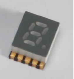 China LED SMD-display met één cijfer 0,2 inch 5,08 mm gemeenschappelijke kathode Te koop