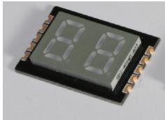 China Dual Digit SMD Seven Segment Display 0.4 Inch Common Anode For Indoor for sale