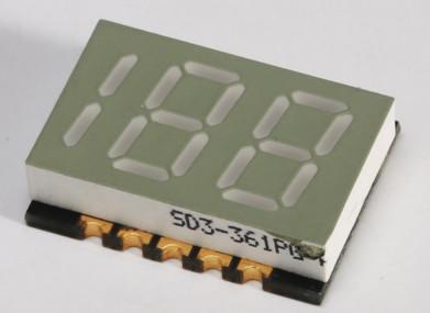 China LED SMD 3 Digit Common Anode 7 Segment Display Multifunctional for sale