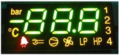 China Indoor SMD Seven Segment Display 0.39 Inch Three Digit With 30000 Hours Liftetime for sale