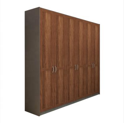 China 6 Door Adjustable Wardrobe Wooden Closet (Other) For Clothes for sale