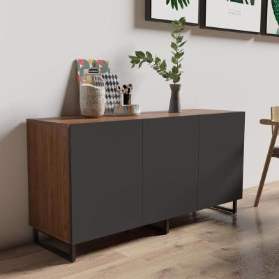 China Walnut wide (other) modern sideboard adjustable with 3 door for sale