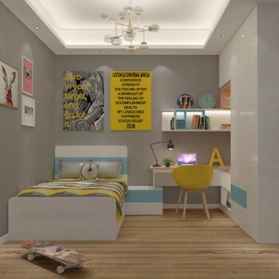 China Home& Modern Hotel Kids Room Wooden Bedroom Furniture Set For Boys for sale