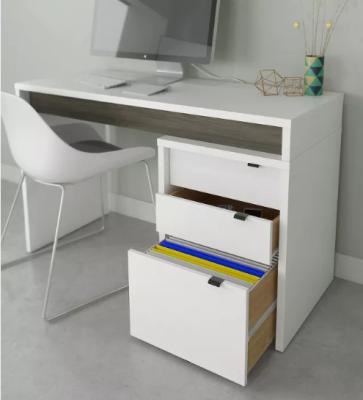 China Home Office Furniture Convertible Computer Desk with 3 Drawers for sale