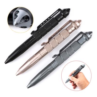 China Writing Emergency Survival Gear Tactical Self Defense Pen With Glass Breaker and 1st Ink Refill for Military Police and Car for sale