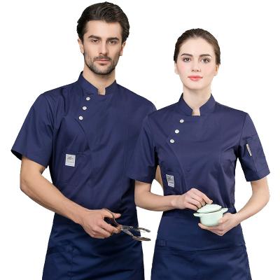 China Sidiou Unisex Hotel Eco-Friendly Group Hotel Western Cooking Restaurant Uniforms Thin Beathable Chef Work Long Sleeve Uniform Chef Uniform for sale