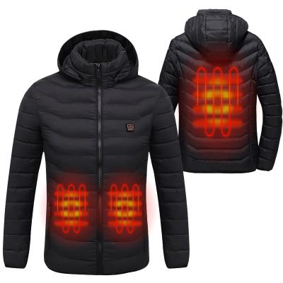 China Sidiou Waterproof Group Wholesale Men's USB Heating Shirt Charging Plus Size Rechargeable Hoodie Passionate Jacket Coat for sale