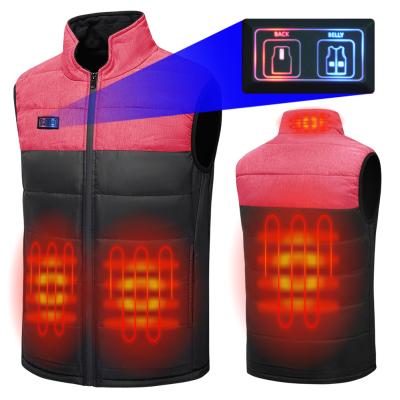 China Sidiou Waterproof Group Customized Dual Switch Smart Heated Vest Adjustable Temperature USB Heated Vest For Men And Women for sale