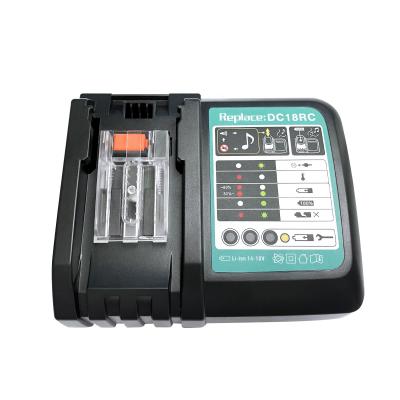 China DC18RC Machine Tool Battery Charger Li-ion Replacement Machine Tool Battery Charger For Makita 14.4V-18V BL1830 Bl1860 Bl1430 DC18RC DC18RA 3A Charging Current for sale