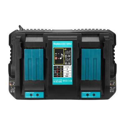 China Best Machine Tool Battery Charger Makita DC18rd 18V Lithium Ion Fast Dual Port Universal Charger High Quality Eu US UK Au Plug for sale