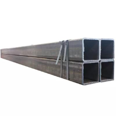 China Structure Pipe AXTD Black Paint Steel Tube Erw Pipes Rectangular Hollow Section Pipe Gold Supplier for sale