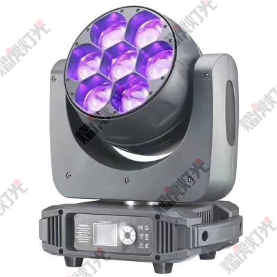 China Wedding Stage Mini Bee Eye 7*15W RGBW 4in1 LED Moving Head Light with Buzz Stage Lighting DJ Lights for sale