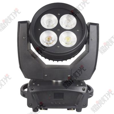 China Wedding Stage COB 200W Led Zoom Moving Head Stage Light Beam Spot Wash 4 Eyes COB LED Moving Head Lights for sale