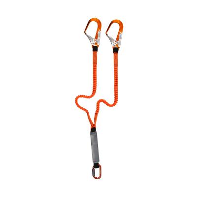 China Safety Devices HT-515YL CE Certified ELASTIC ENERGY ABSORBER FALL ARREST LANYARD for sale