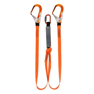 China HT-512YL High Quality Safety Devices Fall Arrest Safety Harness Shock Resistant Lanyard With Single Hook for sale