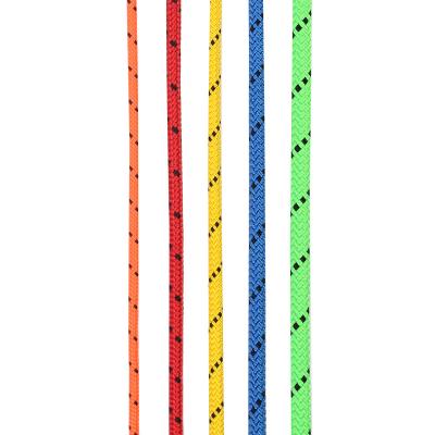 China Polyamide 4 Nylon Outdoor Climbing Rope 5 6 7 8mm Colorful For Mountaineering for sale