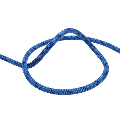 China HT-JL01 10.5mm Polyamide Rock Rope Polyester Static Rope Outdoor Static Climbing Double Braided Rope for sale