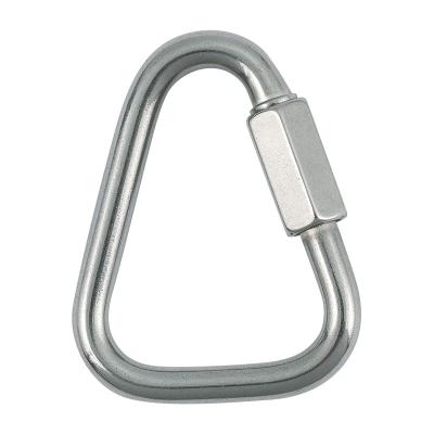 China Drop Arrest Protection HT-R01T Maillon Quick Links Delta Stainless Steel Fast Carabiner Heavy Duty For Climbing Rope Access Running At Waist for sale