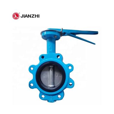 China PN6/10/16/25 General Iron Malleable Cast Iron Endorsed Wafer Type Butterfly Valve for sale