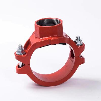 China JIANZHI Sizes All Of Ductile Grooved Pipe Fittings Iron Sewer System Pipe Fitting Reducer Coupling Grooved Fittings 2-1/2