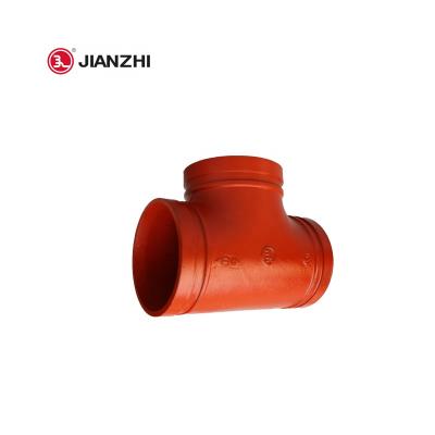 China High Durability Free Sample JIANZHI Hot Dip Galvanized Grooved Fittings 90 Elbow Te koop