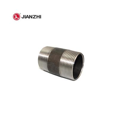 China Easy Installation JIANZHI 35 Days Delivery Carbon Steel Carbon Steel Pipe Fittings Black Steel Nipples Te koop