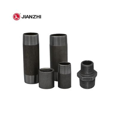 Κίνα Pipe Lines Connect Iron Fittings Long Pipe Fittings Threaded Nipple Carbon Steel Male Square EQUAL Casting Narrow Nipple προς πώληση