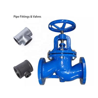 中国 General DN40 to DN600 Ductile Iron Cast Steel Bellows Seal Flanged Ball Valve Fire Fighting Valves and Fittings 販売のため