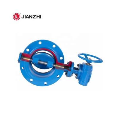 China General iron gjs500-7 f5 malleable body manual butterfly valve bypass à venda