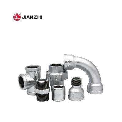 Cina JIANZHI Competitive Price Hot Dip Galvanizing Fittings Window Pipe Fitting 2-1/2