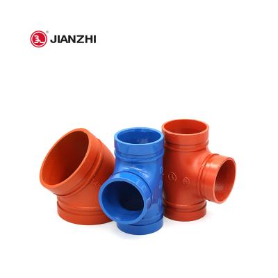 Cina JIANZHI All Class Of Pipe Fittings Malleable Iron Sewer System Pipe Fitting 2-1/2