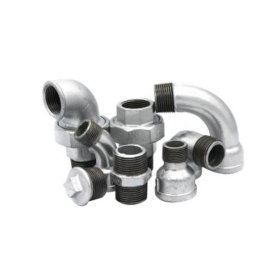 China High Durability JIANZHI 100% Tested Beaded Malleable Iron Pipe Fittings Plug For Oil Gas Water System for sale