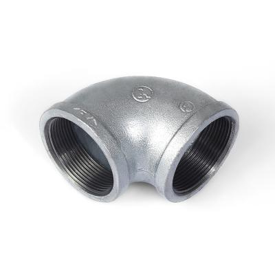 China Pipe Lines Connect Malleable Iron Fittings Galvanized Pipe Fittings Galv Pipe Fittings 90 Degree Elbow for sale