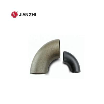 China High Durability JIANZHI All Sizes lo 304 Black Butt Weld Pipe Fittings Stainless Steel Pipe Fittings for sale